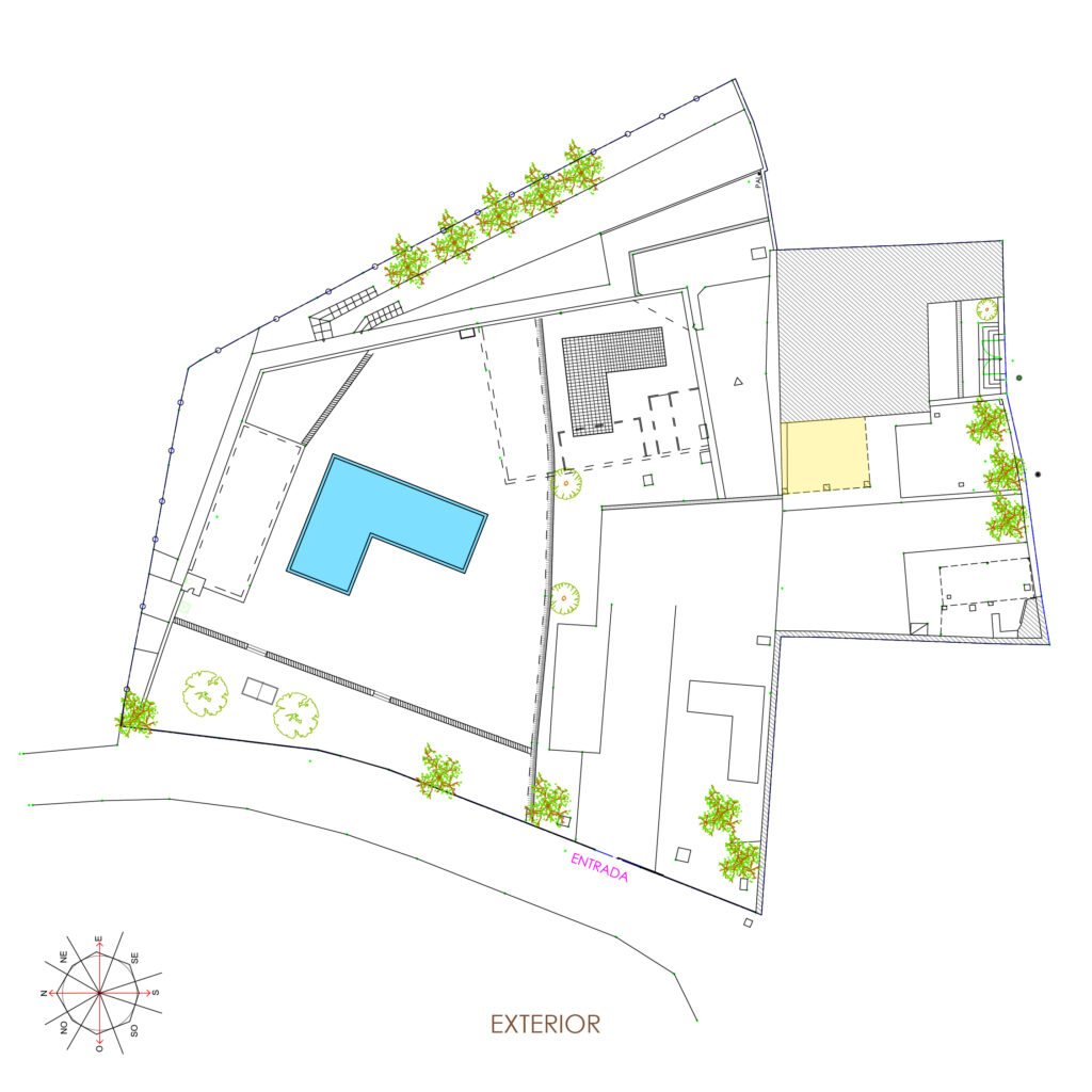 Plànol exterior porxo