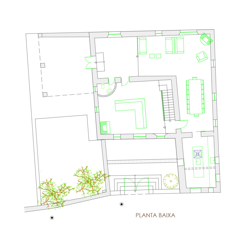 Plànol planta baixa