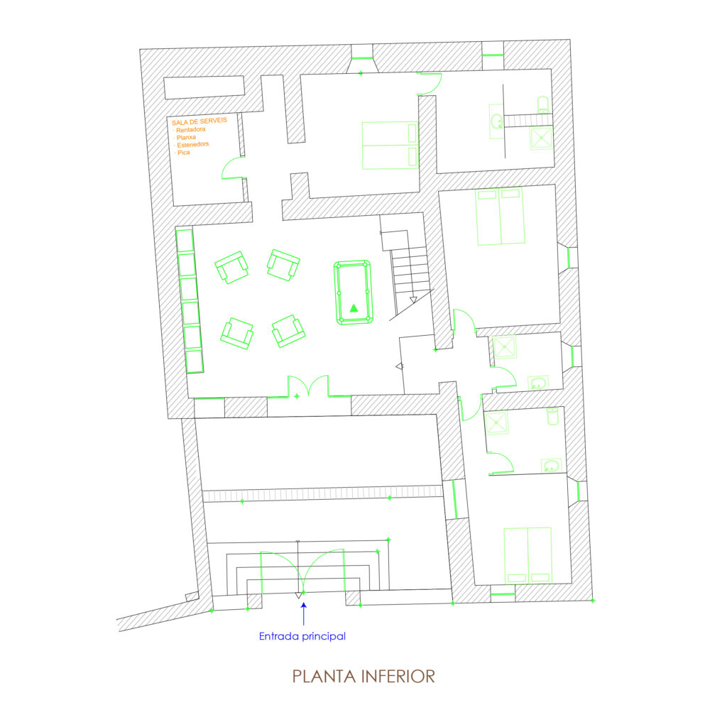 Plànol Planta Inferior